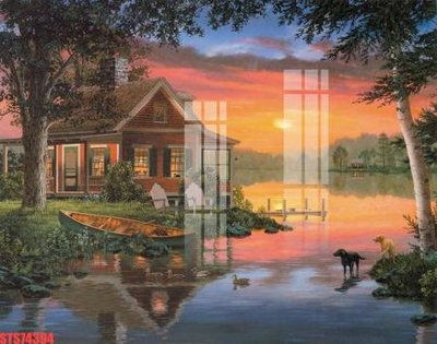 File in trần Tranh sơn dầu phương tây tổng hợp STS74394 (file gốc) chủ đề vũ trụ