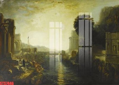 File tranh Tranh sơn dầu phương tây tổng hợp STS7446 (bản gốc) in lụa dán tường