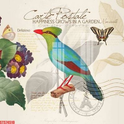 File in ấn Tranh sơn dầu phương tây tổng hợp STS74510 (bản gốc) cao cấp