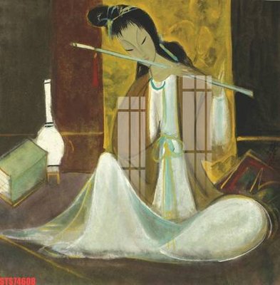 Download file gốc Tranh sơn dầu phương tây tổng hợp STS74608 (in lụa) nghệ thuật