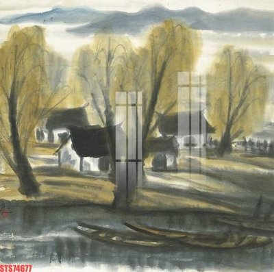 File tranh Tranh sơn dầu phương tây tổng hợp STS74677 (bản gốc) trang trí văn phòng