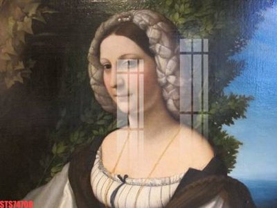 File gốc Tranh sơn dầu phương tây tổng hợp STS74708 (in lụa) tranh mã đáo