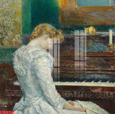 File in ấn Tranh sơn dầu phương tây tổng hợp STS74750 (bản gốc) cao cấp