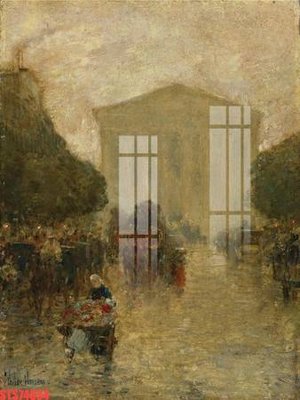 Download file gốc Tranh sơn dầu phương tây tổng hợp STS74834 (in lụa) hoa lá