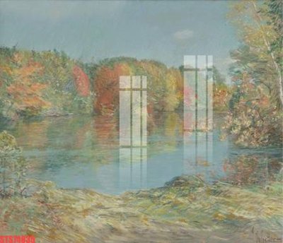 Tải file Tranh sơn dầu phương tây tổng hợp STS74835 (gốc) chủ đề hoa sen