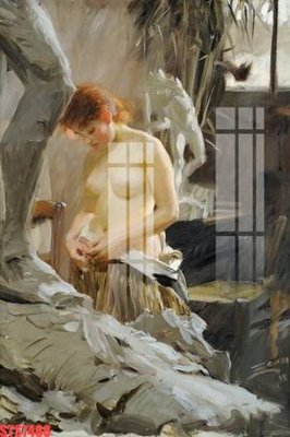 File gốc Tranh sơn dầu phương tây tổng hợp STS7488 (in ấn) màu sắc trung thực