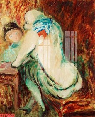 File in trần Tranh sơn dầu phương tây tổng hợp STS75532 (bản gốc) mây trời