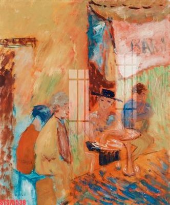 Ảnh gốc Tranh sơn dầu phương tây tổng hợp STS75538 (độ nét cao) in tráng gương