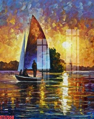 File gốc Tranh sơn dầu phương tây tổng hợp STS7558 (cho in 3D) độc đáo