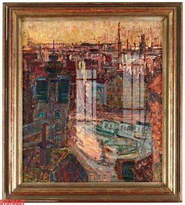 File in ấn cao cấp Tranh sơn dầu phương tây tổng hợp STS75627 (file gốc)