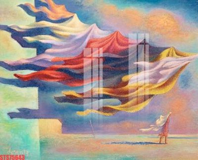 File tranh Tranh sơn dầu phương tây tổng hợp STS75643 (ảnh gốc) cho in ấn kỹ thuật số