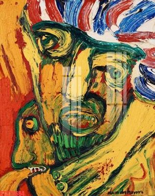 File in trần Tranh sơn dầu phương tây tổng hợp STS75684 (bản gốc) phong cảnh