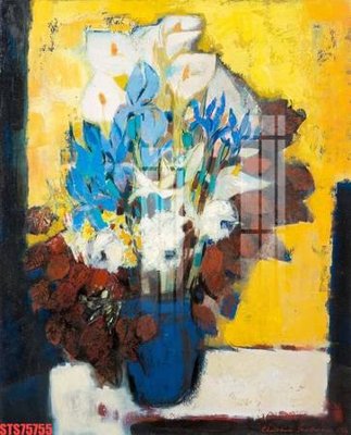 File PSD Tranh sơn dầu phương tây tổng hợp STS75755 (gốc) cho designer