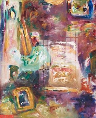 File tranh Tranh sơn dầu phương tây tổng hợp STS75767 (gốc) chủ đề con người