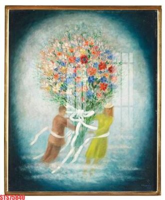 File gốc Tranh sơn dầu phương tây tổng hợp STS75840 (phong cách) châu Âu