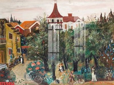 File in ấn Tranh sơn dầu phương tây tổng hợp STS75853 chuyên nghiệp