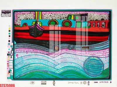 File tranh Tranh sơn dầu phương tây tổng hợp STS75906 (gốc) in trên kính