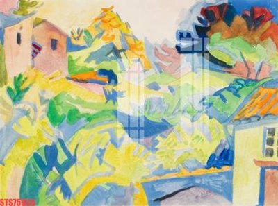 File tranh Tranh sơn dầu phương tây tổng hợp STS75956 (bản gốc) in lụa 3D