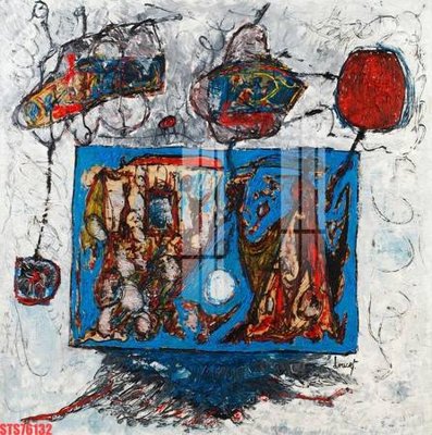 Chi tiết file tranh tráng gương Tranh sơn dầu phương tây tổng hợp STS76132 (ảnh gốc)