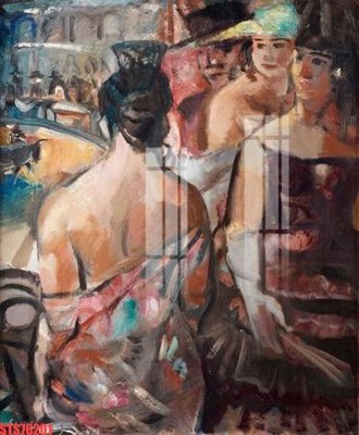 Tải file Tranh sơn dầu phương tây tổng hợp STS76201 (gốc) in ấn chất lượng