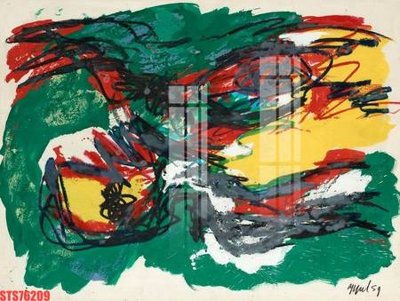 Ảnh gốc file in lụa Tranh sơn dầu phương tây tổng hợp STS76209 chi tiết