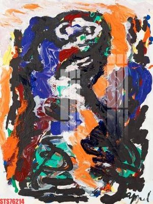 File ảnh Tranh sơn dầu phương tây tổng hợp STS76214 (gốc) cho trang trí nhà hàng