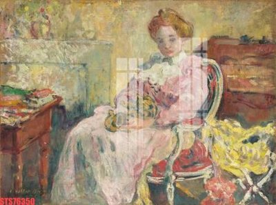 File in mica Tranh sơn dầu phương tây tổng hợp STS76350 (bản gốc) siêu trong