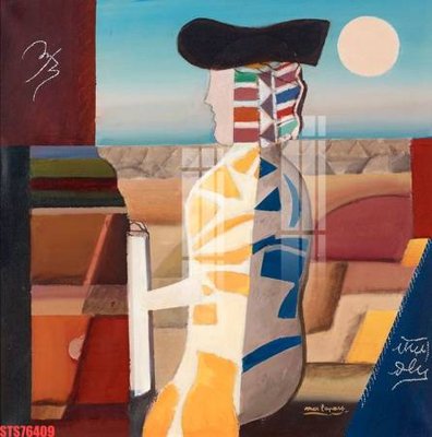 File gốc in mica Tranh sơn dầu phương tây tổng hợp STS76409 chất lượng