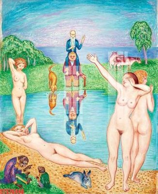 Ảnh gốc Tranh sơn dầu phương tây tổng hợp STS76446 (nét căng) in mica