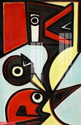 File tranh Tranh sơn dầu phương tây tổng hợp STS76466 (gốc) phong cách tối giản