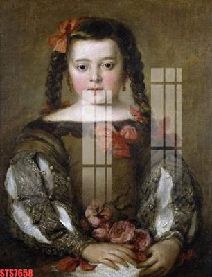 Download file gốc Tranh sơn dầu phương tây tổng hợp STS7658 (in lụa) tranh 3D