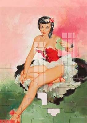 File in mica Tranh sơn dầu phương tây tổng hợp STS76768 (bản gốc) làm vách ngăn