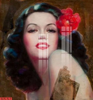 Download file Tranh sơn dầu phương tây tổng hợp STS76783 (gốc) in mica ốp bếp