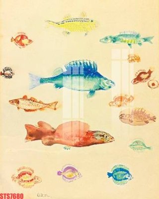 File in trần Tranh sơn dầu phương tây tổng hợp STS7680 (bản gốc) đại dương