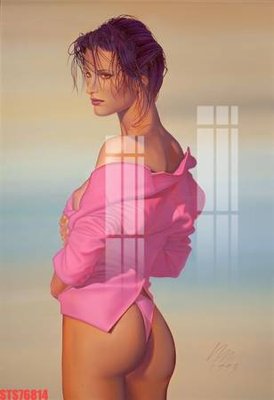 File in trần Tranh sơn dầu phương tây tổng hợp STS76814 (bản gốc) phong cảnh