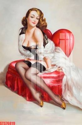 File tranh Tranh sơn dầu phương tây tổng hợp STS76819 (bản gốc) in lụa 3D