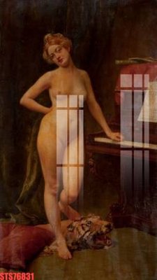 File ảnh Tranh sơn dầu phương tây tổng hợp STS76831 (gốc) in standee