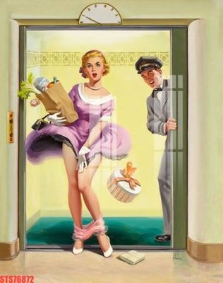 File in trần Tranh sơn dầu phương tây tổng hợp STS76872 (bản gốc) mây trời