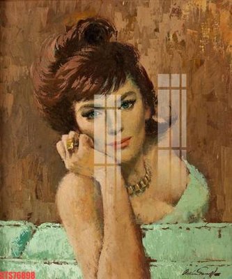 File in lụa Tranh sơn dầu phương tây tổng hợp STS76898 (tân cổ điển) Tranh sơn dầu phương tây tổng hợp STS76898