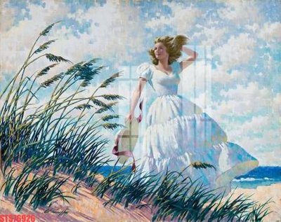 File tranh gốc in trần nhà Tranh sơn dầu phương tây tổng hợp STS76926 3D