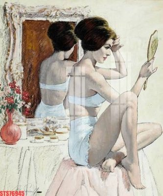 File gốc Tranh sơn dầu phương tây tổng hợp STS76945 (in 3D) cho trang trí