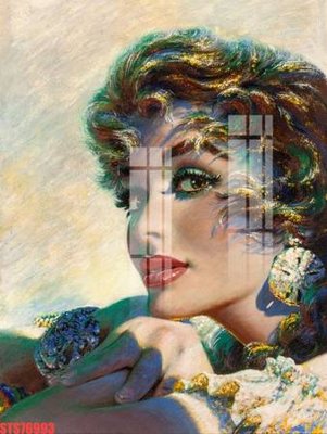 File ảnh Tranh sơn dầu phương tây tổng hợp STS76993 (gốc) cho trang trí nhà hàng