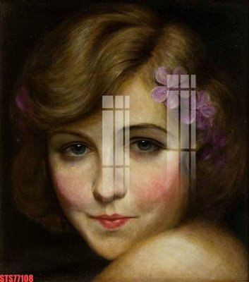 File gốc Tranh sơn dầu phương tây tổng hợp STS77108 (trang trí) phòng làm việc