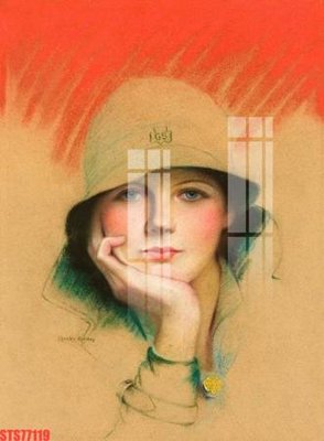 File PSD Tranh sơn dầu phương tây tổng hợp STS77119 (gốc) tách lớp chi tiết