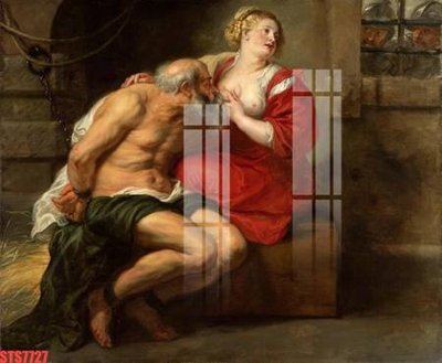 File PSD Tranh sơn dầu phương tây tổng hợp STS7727 (bản gốc) dễ dàng edit