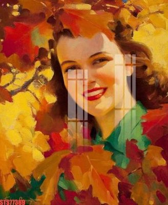 Tải file Tranh sơn dầu phương tây tổng hợp STS77369 (gốc) làm file in ấn