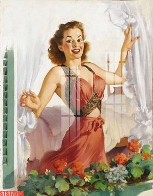 File in lụa Tranh sơn dầu phương tây tổng hợp STS77598 (chất lượng cao) Tranh sơn dầu phương tây tổng hợp STS77598