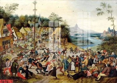 File gốc Tranh sơn dầu phương tây tổng hợp STS7767 (in lụa) chi tiết cao