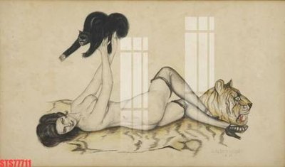 File tranh Tranh sơn dầu phương tây tổng hợp STS77711 (gốc) phong cách tối giản