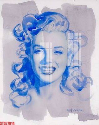 Hình ảnh file gốc in trần nhà Tranh sơn dầu phương tây tổng hợp STS77914